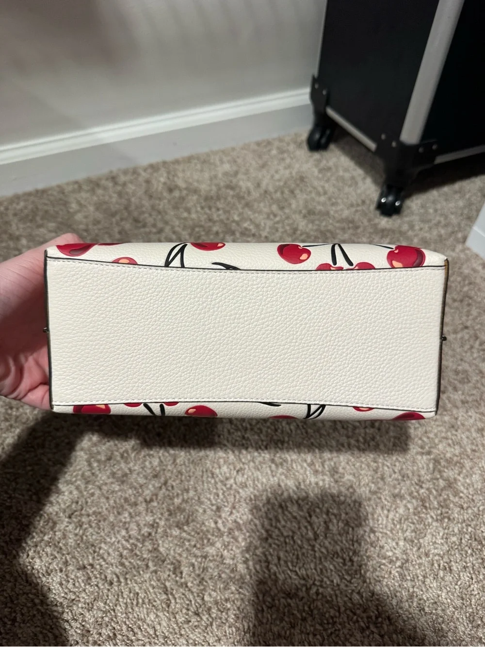 Coach mollie tote cherry bag